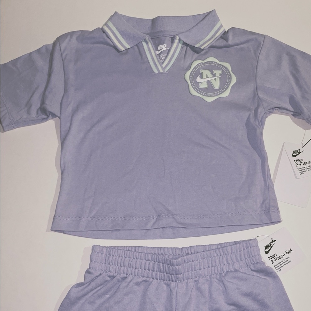 Nike Girls Pastel Purple Athletic Set